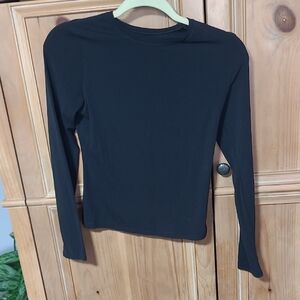 CRZ YOGA Black Long Sleeve Top